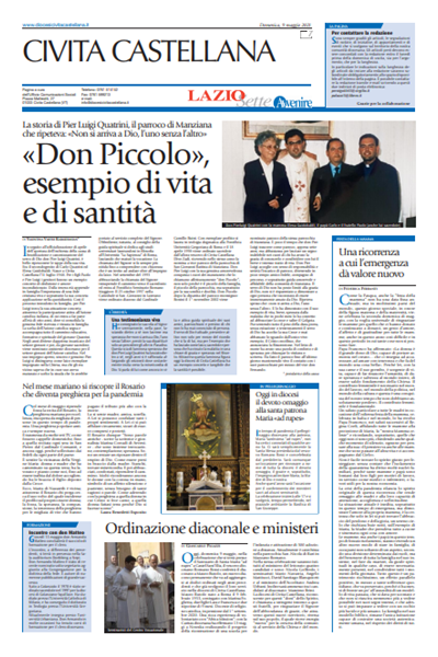 Avvenire - pagina diocesana del 09/05/2021